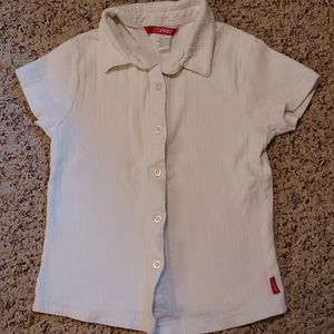 Esprit button down shirt girls size M